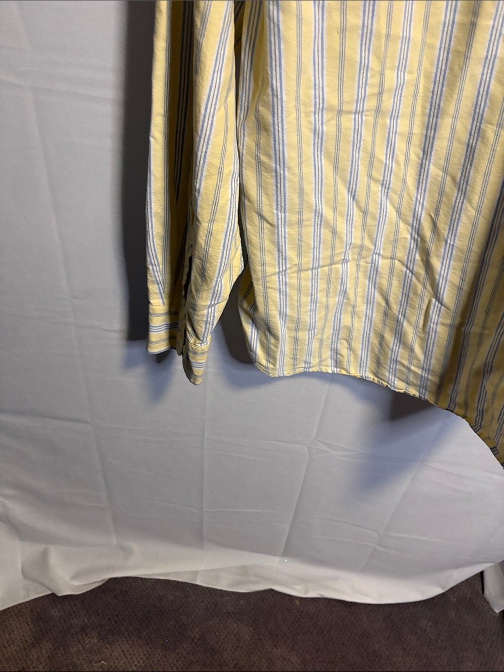 U.S. Polo Assn. Yellow and White Striped Long-Sleeve Shirt - Picture 10 of 11